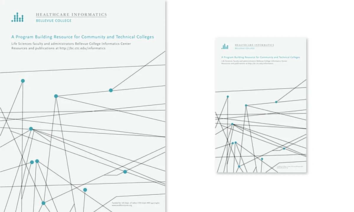 Bellevue College: Healthcare Infomatics Poster/Postcard