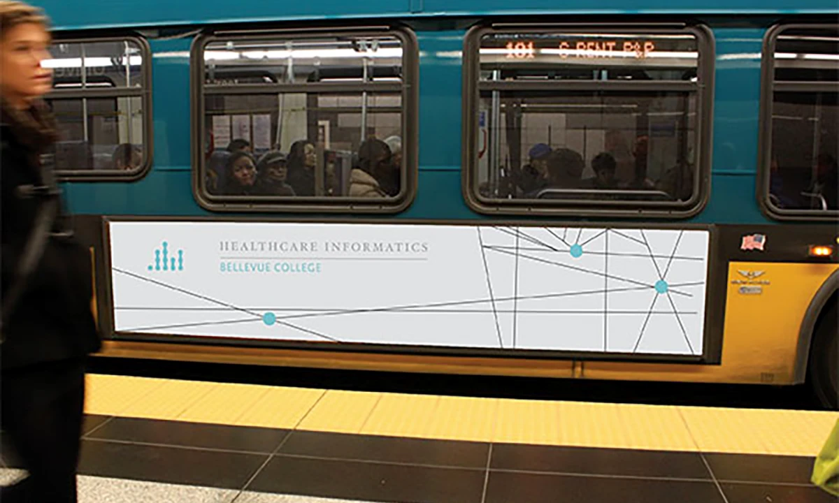 Bellevue College: Healthcare Infomatics Bus Ad